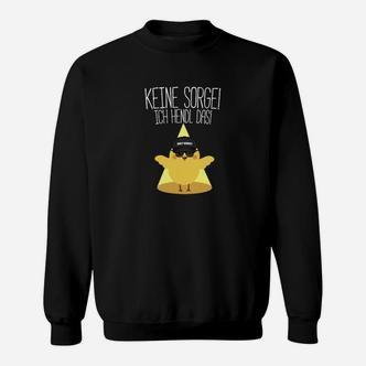 Lustiges Ninja-Katze Sweatshirt - Keine Sorge, ich handle das, Humorvolles Design - Seseable De