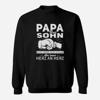 Papa und Sohn Sweatshirt – Herz an Herz, tiefe Verbundenheit - Seseable De
