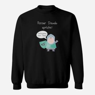Ritter-Themen Sweatshirt mit lustigem Spruch, Cartoon-Design - Seseable De