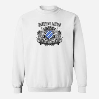Bayern Wappen Sweatshirt für Herren, Traditionelles Weißes Design - Seseable De