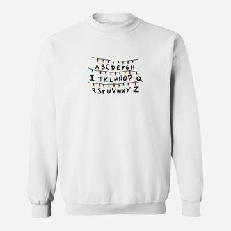 Herren Sweatshirt mit Ouija-Brett Design, Alphabet Motiv Tee - Seseable De
