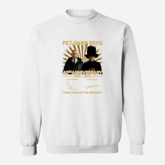 Pet Shop Boys Jubiläum Sweatshirt, Limitierte Edition Gedenk-Design - Seseable De