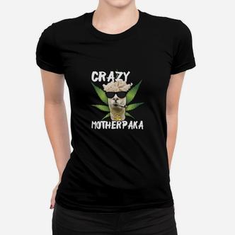 Alpaka Spaß Crazy Motherpaka Frauen T-Shirt - Seseable De