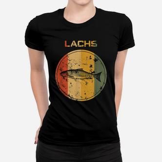 Angeln Lachs Lustig Fisch Retro Vintage Frauen T-Shirt - Seseable De