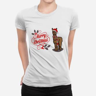 Alpaka Christmas Edition Frauen T-Shirt - Seseable De