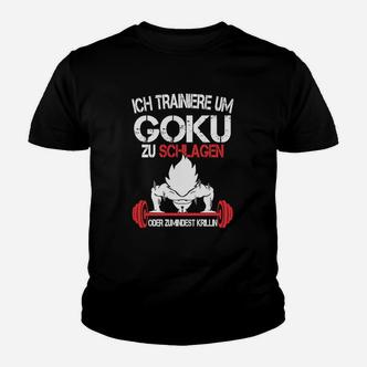 Anime-Inspiriertes Fitness Kinder Tshirt, Motivation Goku & Krillin - Seseable De