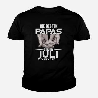 Die Bester Papas Sind Im Juli Georen Kinder T-Shirt - Seseable De