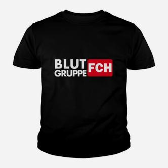 FCH Blutgruppe Fan Kinder Tshirt, Schwarz mit Aufdruck - Seseable De