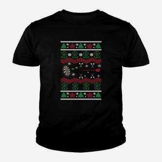 Festliches Herren Kinder Tshirt, Weihnachts Ugly Sweater Design, Schwarz - Seseable De
