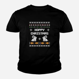 Hoppiges Weihnachten Weihnachten Kinder T-Shirt - Seseable De