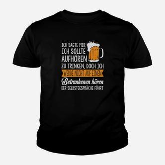 Lustiges Bier-Spruch Kinder Tshirt, Witziges Trinker Statement-Kinder Tshirt - Seseable De