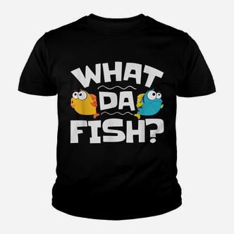 Lustiges Cartoon-Fisch Kinder Tshirt, What Da Fish? Spruch Tee - Seseable De