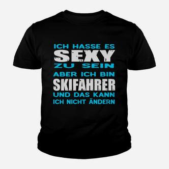 Lustiges Skifahrer Kinder Tshirt Sexy zu sein ist hart, doch ich bin Skifahrer - Herren, Schwarz - Seseable De