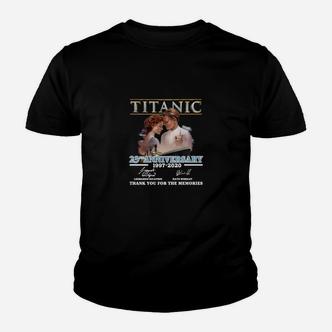 Titanic Film-Jubiläum Kinder Tshirt, Klassisches Motiv, Schwarzes Tee - Seseable De