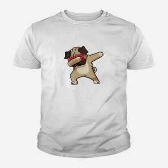 Dabbing Pug Kinder Tshirt, Lustiges Hundemotiv für Pug Fans - Seseable De
