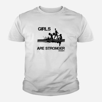 Feministisches Kinder Tshirt Girls Are Stronger, Motivations-Kinder Tshirt für Frauen - Seseable De