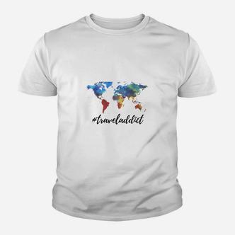 Kreuzfahrt Traveladdict Kinder T-Shirt - Seseable De