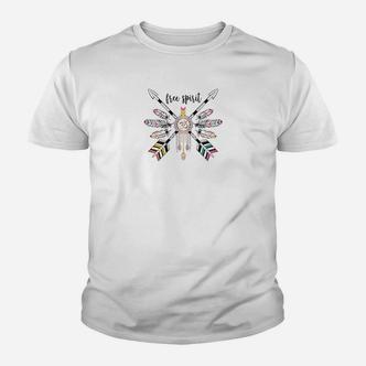 Spirituelles Outfit Free Spirit Shirt Kinder T-Shirt - Seseable De