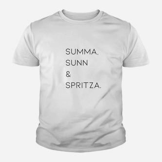 Sucka Sunn  Sprritza Weiß Kinder T-Shirt - Seseable De