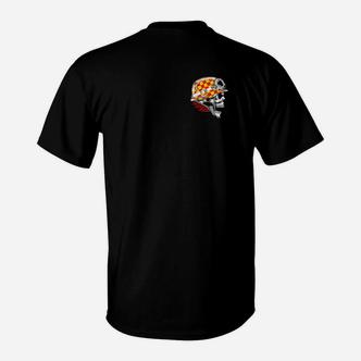 Schwarzes Herren T-Shirt mit einzigartigem Grafikdruck, Designer Tee - Seseable De