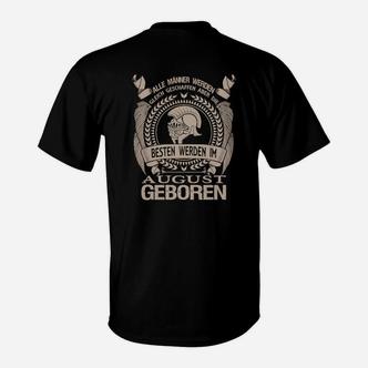 Schwarzes T-Shirt Besten Im August Geboren, Geschenkidee Geburtstag - Seseable De
