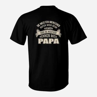 Wichtige Nennen Mich Papa T-Shirt, Lustiges Vatertags-Design - Seseable De