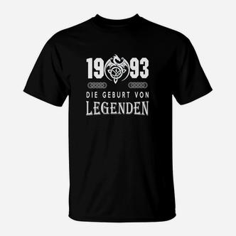 1993 Die Geburt Von Legenden T-Shirt - Seseable De