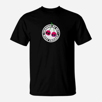 Lustige Kirschen Beste Freunde T-Shirt - Seseable De