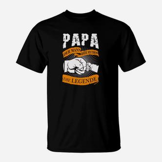 Papa Der Mann Der Mythos Die Legende T-Shirt - Seseable De