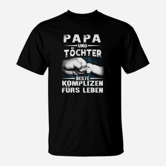 Papa und Tochter Beste Komplizen T-Shirt, Partnerlook Vater Kind - Seseable De