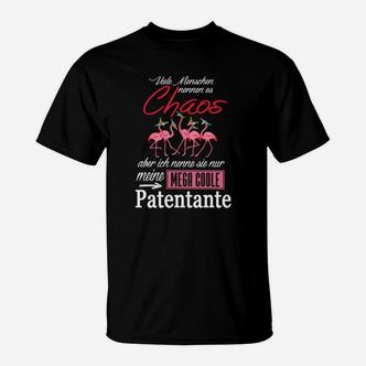 Patentanten Megacool Flamingo T-Shirt - Seseable De