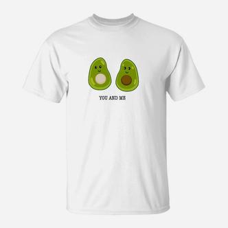 Avocado Liebe You And Me  Geschenk Idee T-Shirt - Seseable De