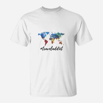 Kreuzfahrt Traveladdict T-Shirt - Seseable De