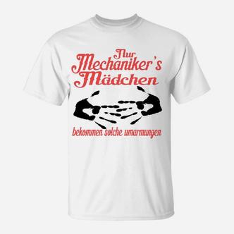 Lustiges Mechaniker-Girlfriend T-Shirt | Spruch für Mechanikerinnen - Seseable De