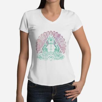 Acid Mothers Temple Women V-Neck T-Shirt - Seseable