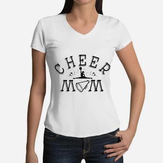 Cheerleader Mom Women V-Neck T-Shirt - Seseable