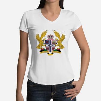 Estrada Family Crest For American People - Estrada Family T-shirt, Hoodie, Sweatshirt Women V-Neck T-Shirt | Seseable UK