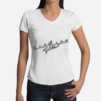 I Got It From My Mama Mother Daughter Matching Women V-Neck T-Shirt - Seseable