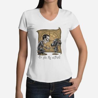 Monster - I Am Not Your Mummy Shirts Women V-Neck T-Shirt - Seseable