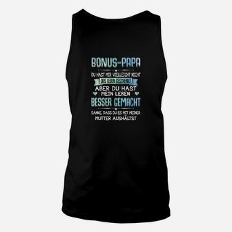 Bonus-Papa Unisex TankTop Personalisiert mit Dankesbotschaft - Seseable