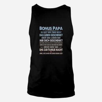 Bonus Papa Unisex TankTop, Stiefvater Geschenk mit Aufschrift - Seseable