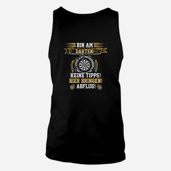 Dartspieler Unisex TankTop mit Spruch, Lustiges Unisex TankTop für Dart Fans - Seseable