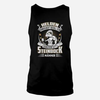 Echtes Helden-Design Steinbock Unisex TankTop für Männer, Sternzeichen Motiv - Seseable