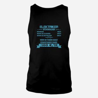 Elektriker Stundenlohn Blau TankTop - Seseable