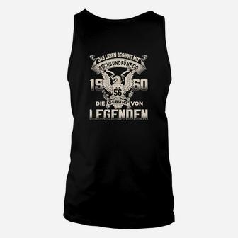 Geburtstags-Jahrgangs Unisex TankTop Legenden 1956-1960, Adler-Motiv - Seseable