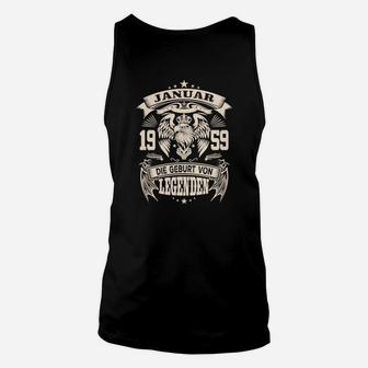 Januar 1959 Legenden Löwen Geburtstag Unisex TankTop für Senioren - Seseable