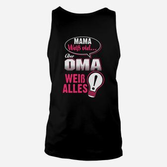 Mama Weib Viel Oma Weib Alles TankTop - Seseable