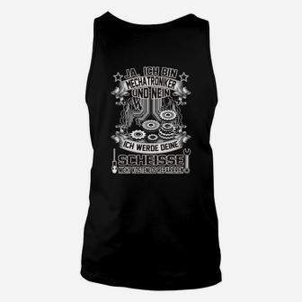 Mechatroniker Spruch Unisex TankTop: Repariere nicht kostenlos - Seseable