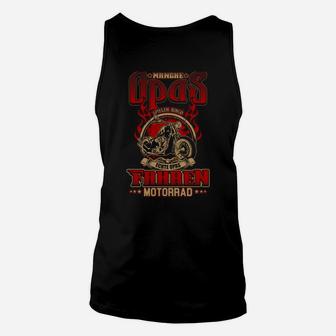 Opas Fahren Schwarzes Biker-Unisex TankTop, Motorrad-Motiv für Männer - Seseable