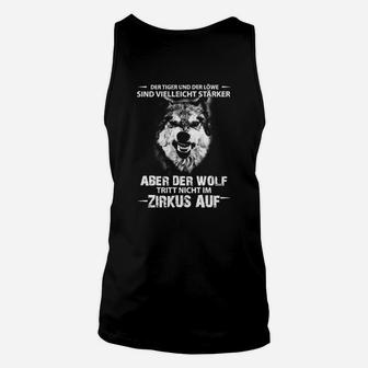 Optimierter Produkttitel: Schwarzes Wolf Statement Unisex TankTop | Inspirierendes Zitat Tee - Seseable